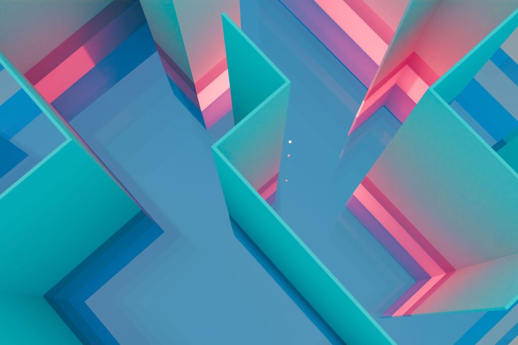 Maze made of paper